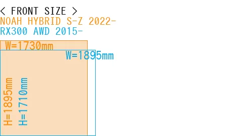 #NOAH HYBRID S-Z 2022- + RX300 AWD 2015-